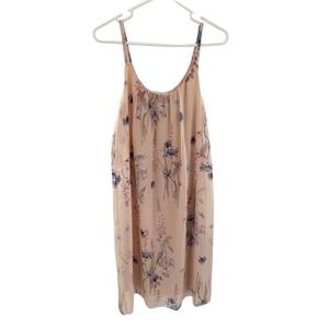Love Crazy Blush Pink lined floral sundress Small